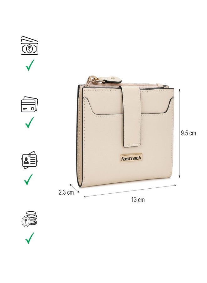 Fastrack Women Faux Leather Compact Wallet | Multiple Card Slots, Zip Coin Pocket and Cash Slots | Stylish and Practical | Trendy Wallets for Women | Wallet for Casual Carry - Image 4